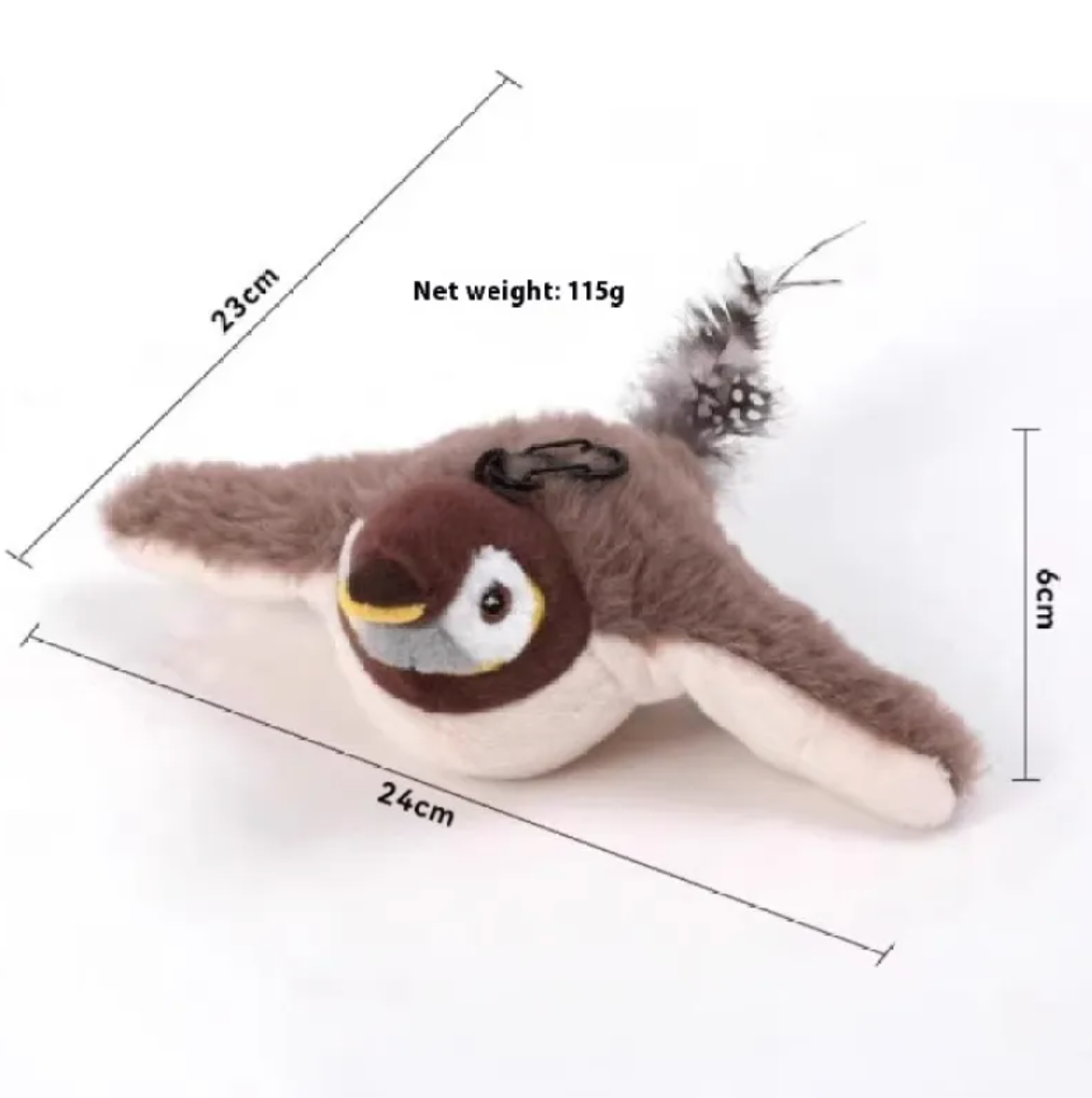 Plush Bird Pet Toy